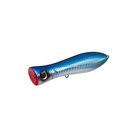 Yo-Zuri R1155-CHB Bull Pop Floating Lure, Holographic Blue