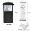 Universal Ceiling Fan Remote Control Kit，Multifunctional Wireless 3-in-1 Ceiling Fan