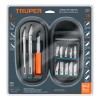 Truper EXA-11 Juego De Exactos Hobby Con Estuche 13 Piezas