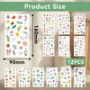 12 Plant and Flower Stickers, Flower Aesthetic Stickers, DIY Material