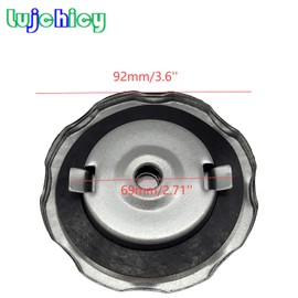 0G84300105 Gas Fuel Cap Replacement Fits Generator 0H0775 0H1325A GP5500 GP2600 and Harbor Freight Predator 4000W 212CC 6.5HP 68729 6500W 420CC 13HP 63082 63083 Generator, Silver