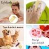3 Piezas Esponja Natural de Lufa, Exfoliante Corporal Lumbor37, Cepillo