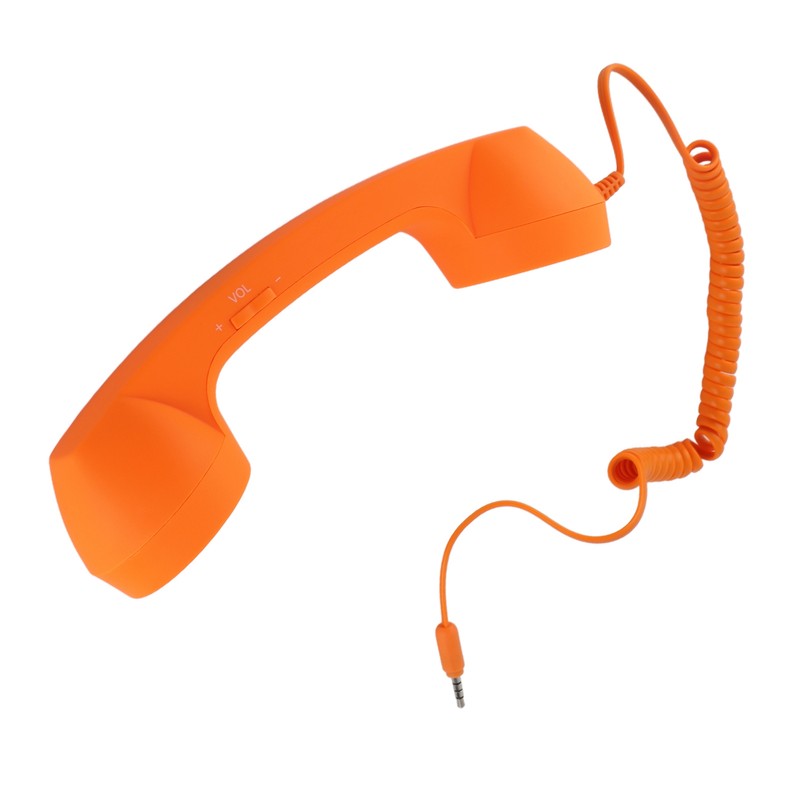 Cell Phone Handset USB C Radiation Proof Vintage Phone Handset