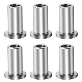 6 Pack 3220 Bearing Sleeve Compatible with Grindmaster Crathco 3220 D & E Series,Fit for D15, D25, D25-4, D35, D35-4, E27, E29, E47, E49 Beverage Dispenser Juicer Bubbler Type，Made of stainless steel