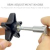 Arm Adjustment Knobs for Rollators Walker Replacement Parts, Set of