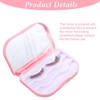 FdcLixuvol Eyelash Storage Case, 3 Layer Lash Case Makeup Storage
