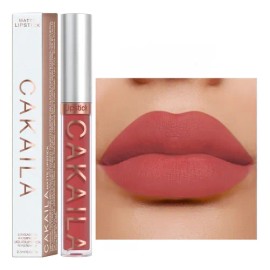 Cakaila 1pc Brillo Labial Impermeable Mate.