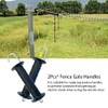 GeKLok 2pcs Electric Fence Gate Handle, Insulated Fence Handle Replacement