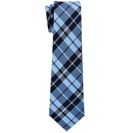 Retreez Preppy Plaid - Corbata tejida para niño (8-10 años), Azul / Patchwork, 8 - 10 años
