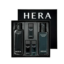 헤라 NEW 옴므 블랙 인텐스 기획세트 2종 남성 남자 기초 스킨 로션 세트 최신제조 Hera NEW Homme Black Intense Special Set 2 Types Men's Basic Skin Lotion Set Latest Production