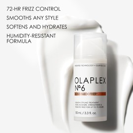 Olaplex No. 6 Bond Smoother - Leave-In Hair Cream for Frizz Control, Smoothing, and Strengthening - 3.3 fl oz