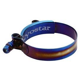 T-Bolt Hose Clamp Adjustable Stainless Steel Titanium Blue Clamp Diameter 1.75" 45-53mm #4120