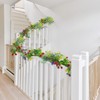 1 Pcs 6 ft Spring/summer Wildflower Garland Artificial Greenery Flower
