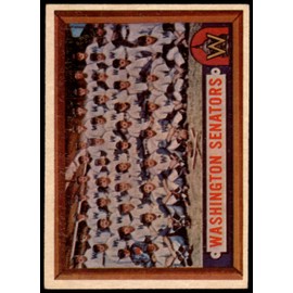 1957 Topps # 270 Senators Team Washington Senators (Baseball Card) VG/EX Senators