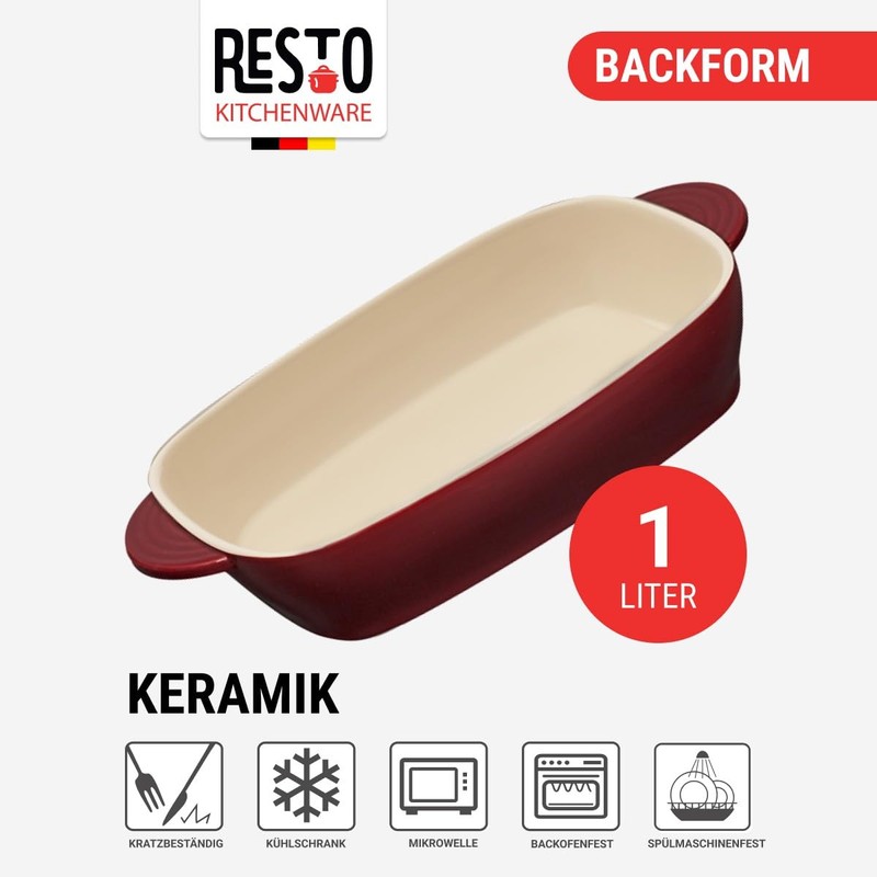 RESTO Casserole dish, baking mould, lasagne mould, bread baking mould,