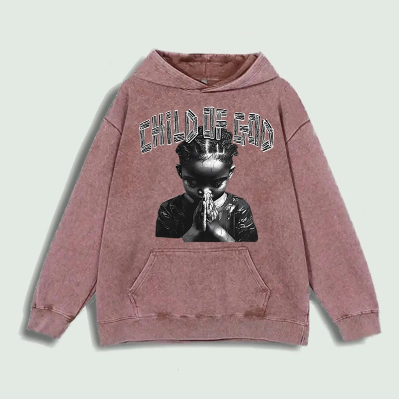 Child of God Graphic Hoodie 100% Cotton US Warehouse 6