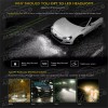 AUIMSOCO 2x 9006/HB4 LED Combo Headlight Bulb Kit Low Beam