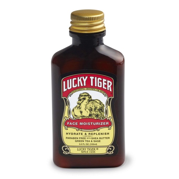 Lucky Tiger Replenishing Face Moisturizer for Men, 3.5 Ounce