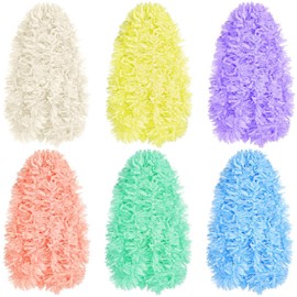 Riceshoot Guirnalda de oropel de Pascua de 131.23 pies, guirnalda metálica pastel para decoración de primavera, árbol de Pascua, decoración del hogar, suministros de fiesta de boda