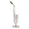 Miniature Saxophone with Stand and Case Mini Musical Instrument Miniature