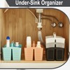 VITEVER Portable Shower Caddy Basket with Compartments, Plastic Divided Cleaning