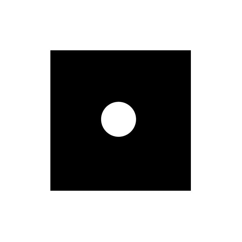 Vision Media® 12'' Vinyl Black Card Record Sleeve with Hole