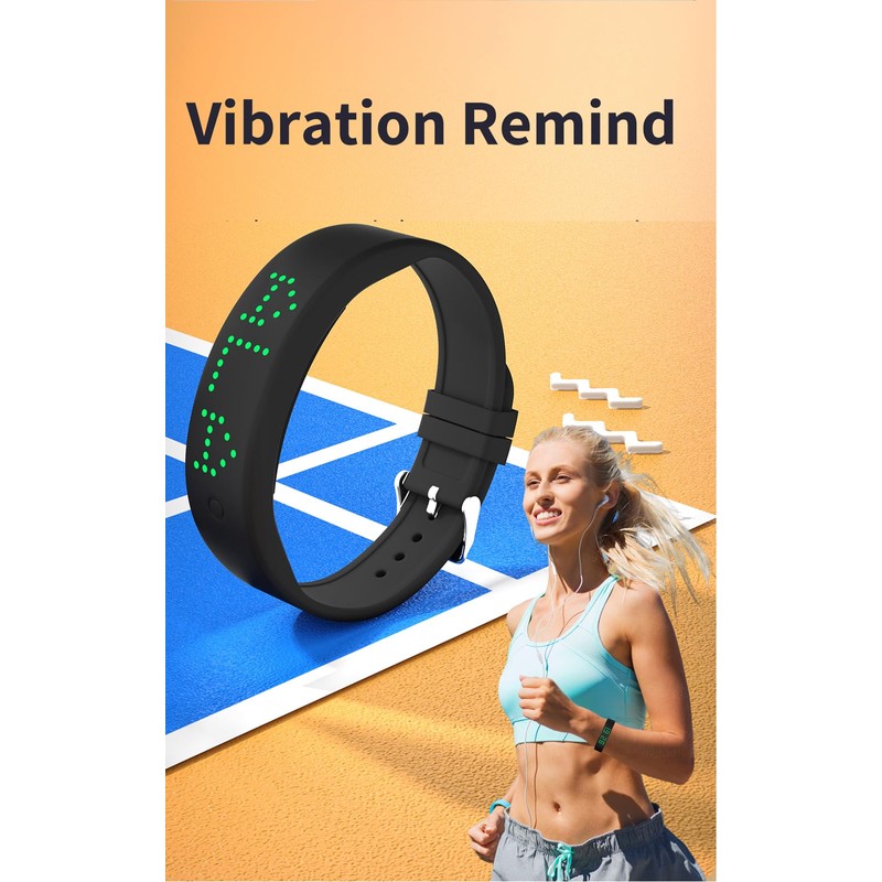 e-vibra Vibrating Alarm Reminder Watch - with up to 8