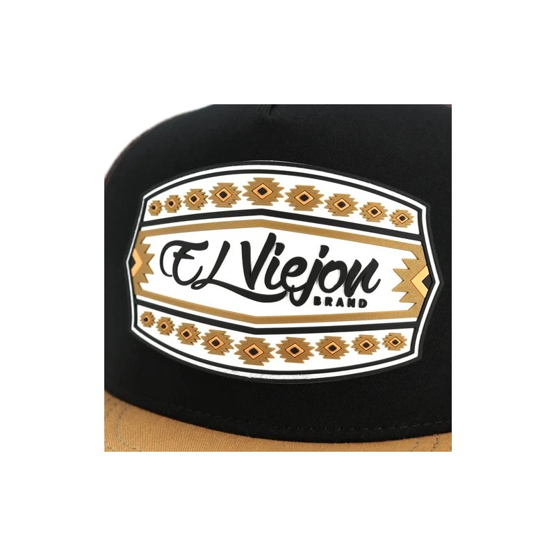 El Viejon Comanche Caramel Black Brown - Hats Cap -