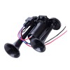 600DB Dual Trumpets, Super Loud Horns Kit with Compressor Universal