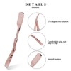 Professional Foldable Straight Edge Razor Barber Men's Shaving Razor Plating