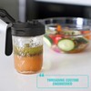 Masontops Multi Pour Top Mason Jar Lid with Handle -