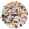 Haikyuu Stickers 50 Pieces Anime Stickers for Boys Laptop Skateboard