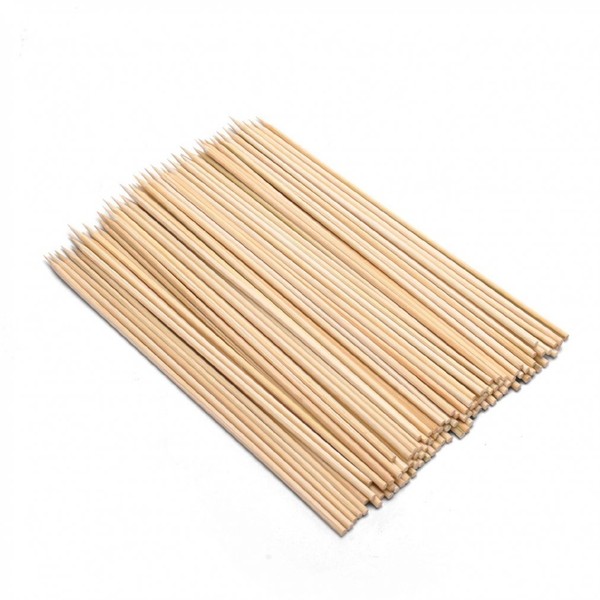 JapanBargain 3774, 6 inches Bamboo Skewer Long Toothpicks Appetizer Pick Fruit Picks Cocktail Picks Grill Skewer Outdoor Barbecue Skewers, Wholesale Lot 2500 pcs