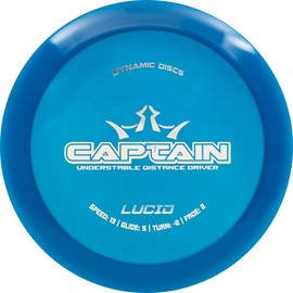 Dynamic Discs Lucid Captain Distance Driver Golf Disc [Colors May Vary] - 160-169g