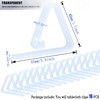Kitnish 16PCS Clear Plastic Tablecloth Clips,Transparent Clear Tablecloth Clips, Plastic