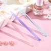 3 Pieces Glass Cuticle Pusher Cuticle Remover Glass Nail File