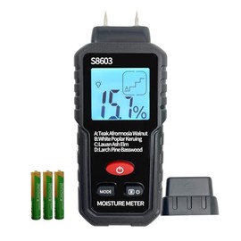 0-99.9% Pin Type digital wood moisture meter for firewood,Wood Humidity Tester Woodworking,Wood moisture reader gauge detector with backlight for carton,paper,timber
