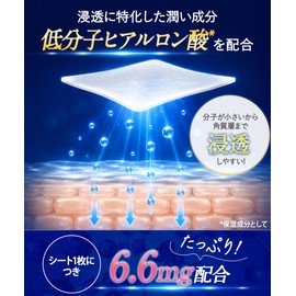 [With Knee Supporter] Hyaluronic Acid Patches for Knees, Low Molecular Weight Hyaluronic Acid, Penetrating Type Sheet 'Hyalo Aid', 北の快適工房