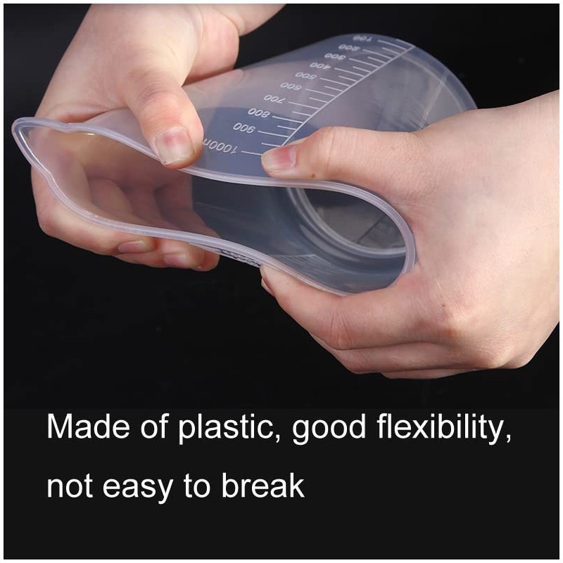 1 Piece 500ml Plastic Measuring Cups Clear Measuring Cup Plastic