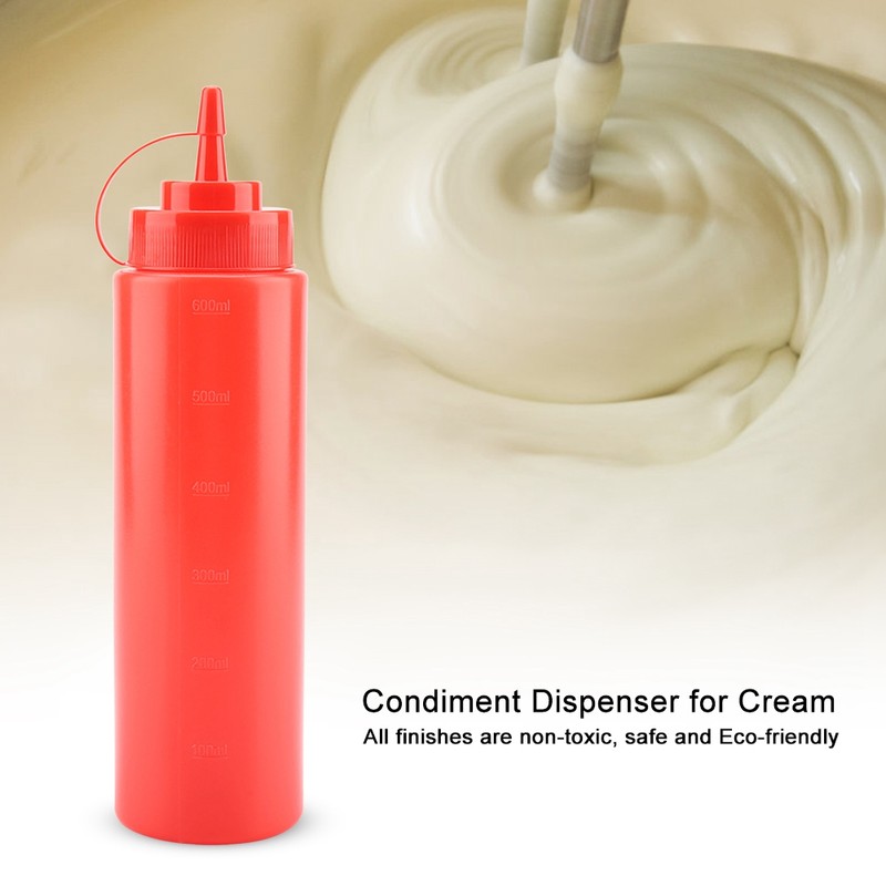 720ml 10pcs / Set Plastic Condiment Dispenser for Sauce Oil