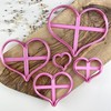 LissieLou Rounded Heart Shape Icing Fondant Cookie Cutter - 7cm