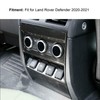 Armrest Box Rear Air Vent Trim Anti Kick Cover Carbon