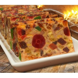 Claxton Fruit Cake – 5-1 lb Regular Recipe Loaves | Individually Wrapped | Packaged in Signature Red-and-White Gift Carton | Old-Fashioned Holiday Fruitcake Since 1910 | 5 Pack