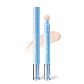 DayaEmmoTQ Pore Concealer for Bears, Blackheads, Acne Scars, Spots, Redness, Dullness, Freckles, Multi-Use High Coverage, Waterproof, Lightweight, Fits Skin with Sponge Brush, Liquid Concealer