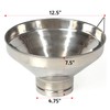 Milk Strainer with Screen and Lock, Stainless Steel, Fits Large