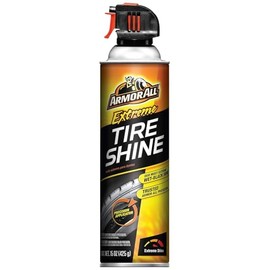 Armor All Extreme Tire Shine Spray, Tire Shine for Restoring Color and Tire Protection, 15 Oz, black