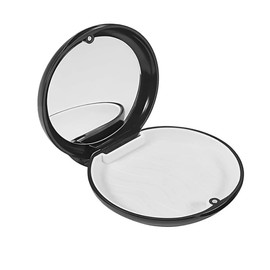 MEISO 1pcs Estuche para Alineadores y Retenedores Dentales con Espejo,Caja para Alineadores Dentales, Ideal para Hogar, Viajes y Oficina (Negro)
