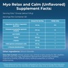 MYOXCIENCE Myo Relax & Calm | Myo-Inositol, L-Theanine, Taurine, Magnesium