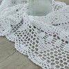 kilofly Handmade Crochet Lace Rectangular Table Runner 15 x 36