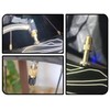 KAPSING Bicycle Valve Adapter Set, 5 Brass Valve Adapters and